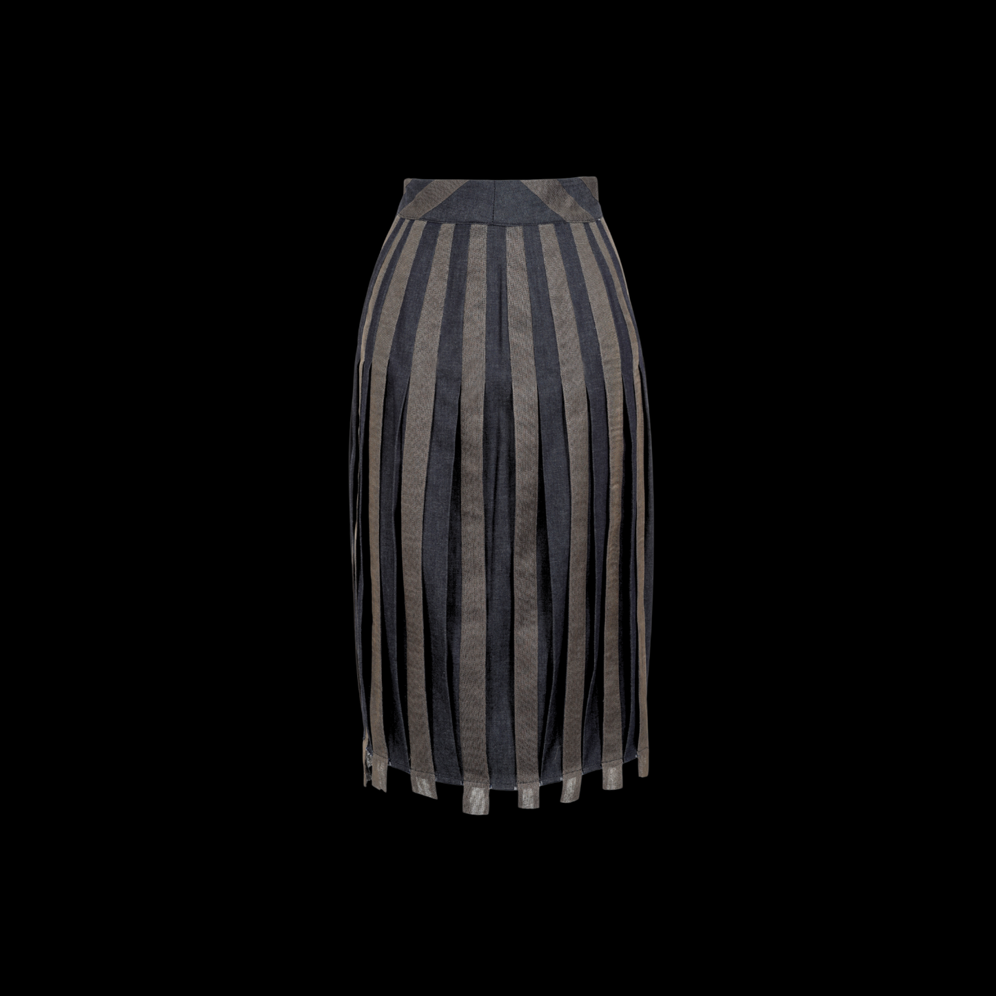 SERPENTINE STRIPE SKIRT