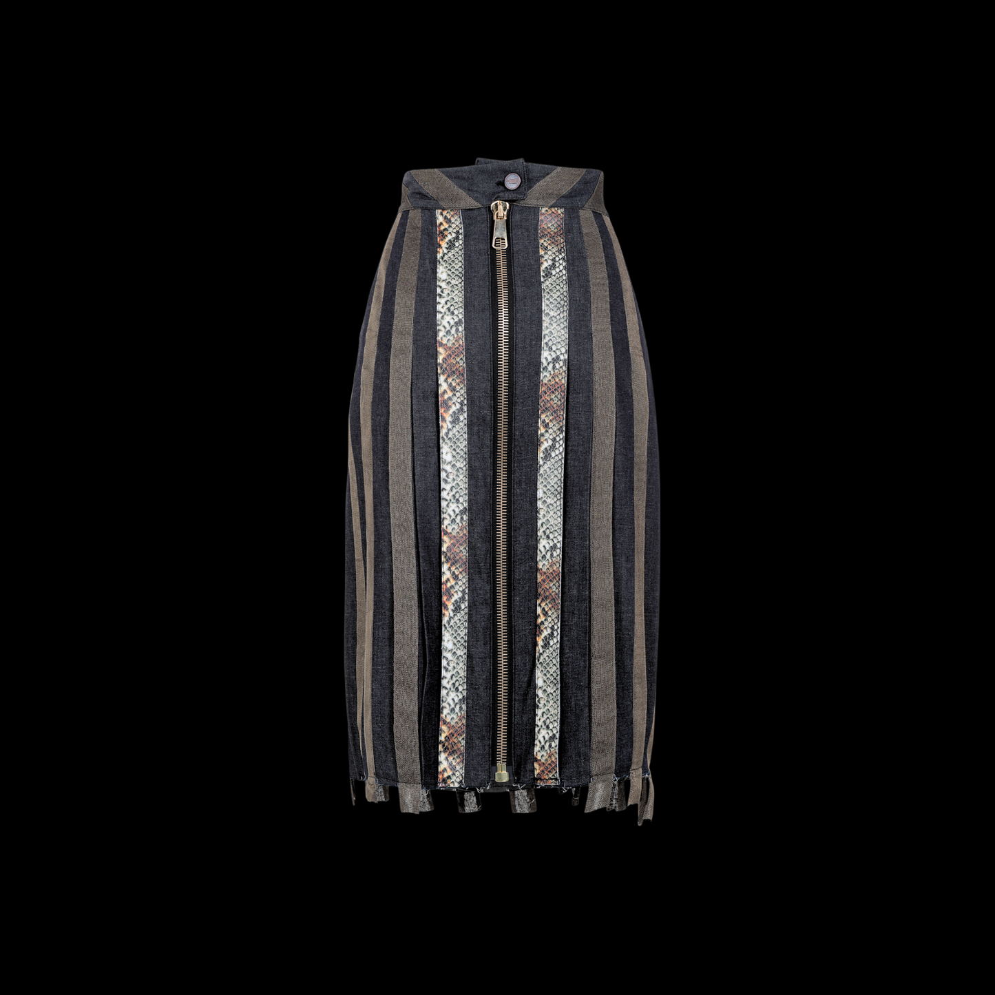 SERPENTINE STRIPE SKIRT