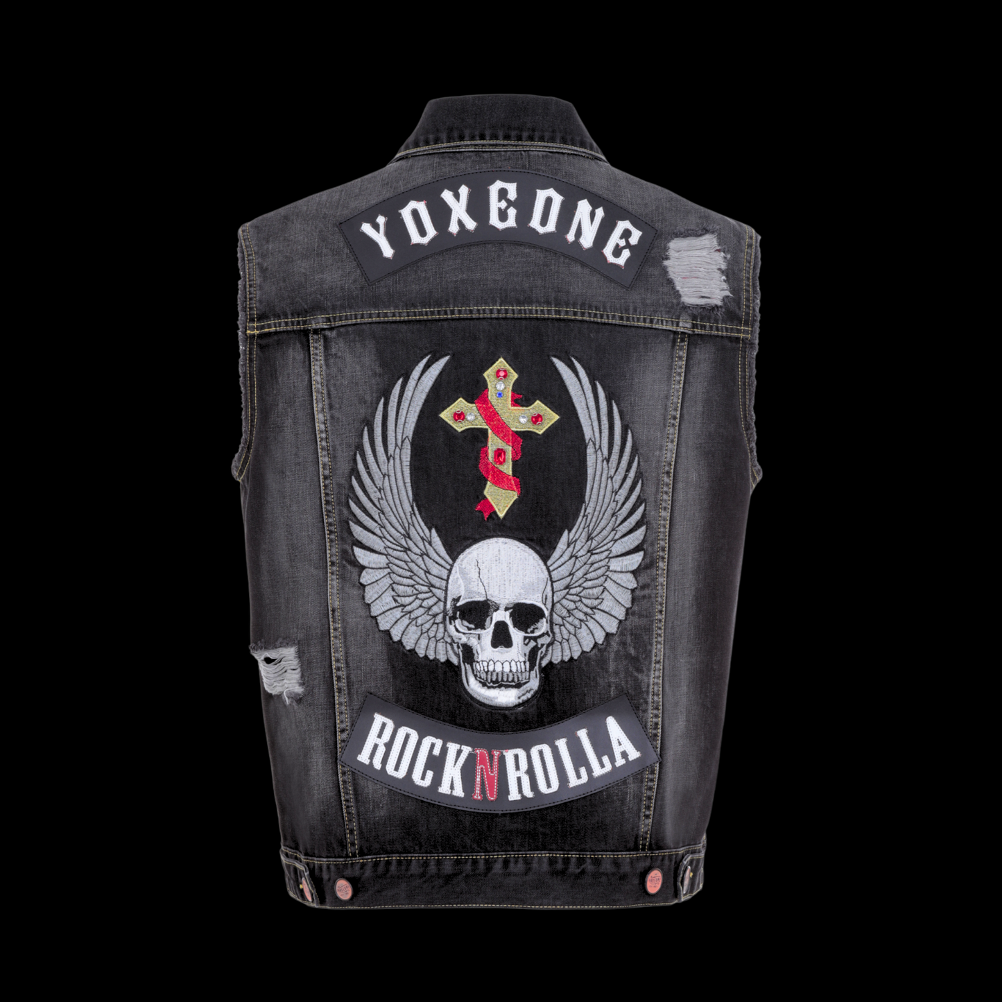HELLRIDER DENIM VEST